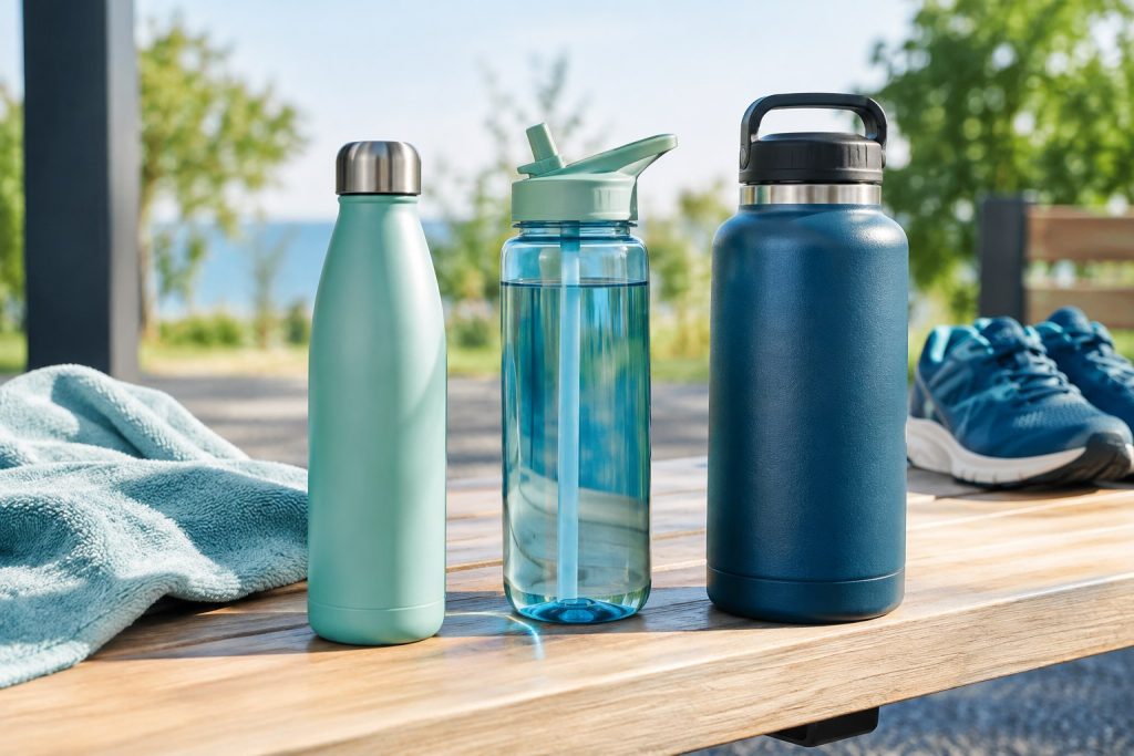 Sélection de gourdes de sport pour différentes activités